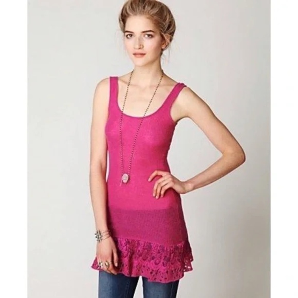 Vintage Free People Sweater Tunic Layer Sweater Dress